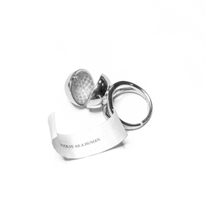 Sphere Secret Ring - Silver